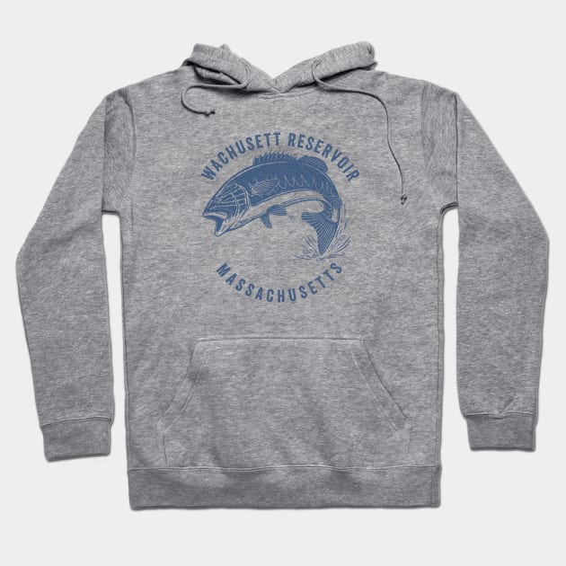 Wachusett Reservoir Massachusetts Hoodie by Eureka Shirts